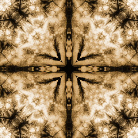 Background pattern made from tie dye fabric.の写真素材