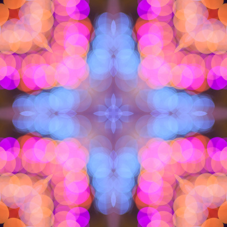 Abstract background pattern circular bokeh.の写真素材