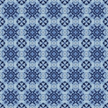 Abstract background pattern made from tie dye fabric, endless pattern for wallpaper.の写真素材