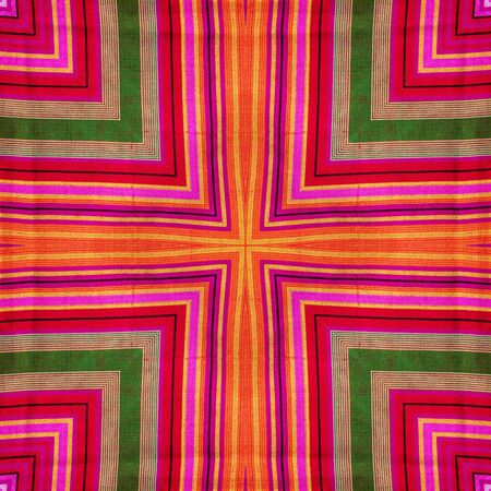 Abstract background pattern made from traditional woven cloth, endless pattern for wallpaper.の写真素材