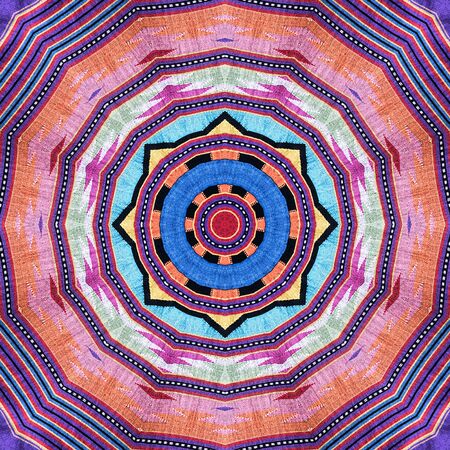 Background pattern made from traditional thai fabric  pattern.の写真素材