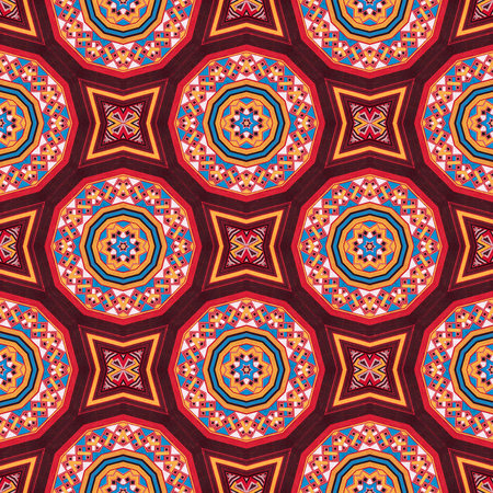 Abstract background pattern made from traditional thai sarong pattern, endless pattern for...