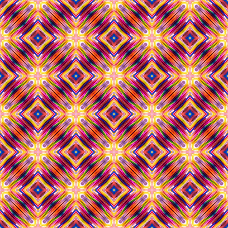 Abstract kaleidoscope or endless pattern made from fabric for background used.
