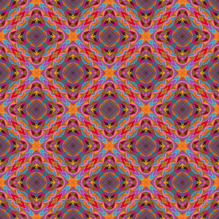 Colorful abstract kaleidoscope or endless pattern for background used.の写真素材