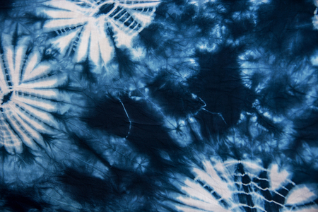 Texture of tie dye fabric for background.の写真素材