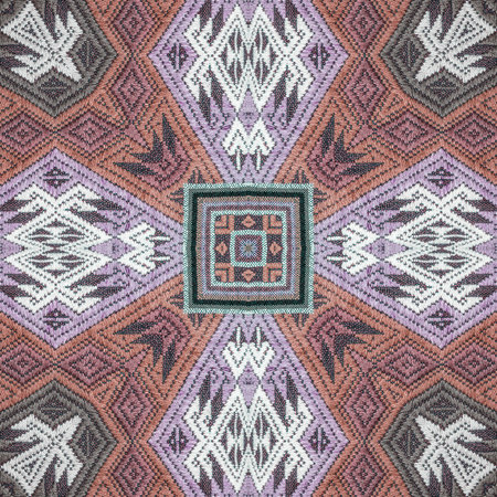 Colorful abstract kaleidoscope or endless pattern for background used.