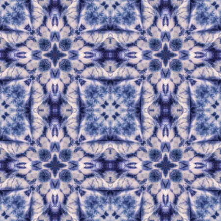 Seamless kaleidoscope or endless pattern for ceramic tile, wallpaper, linoleum, textile, web page background used. Repeating geometric from striped elementsの写真素材