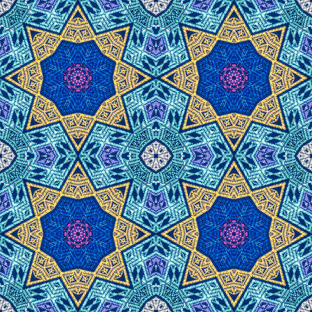 Seamless kaleidoscope or endless pattern for ceramic tile, wallpaper, linoleum, textile, web page...