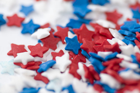 Patriotic Starsの写真素材