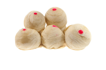 Chinese Cake isolate on white backgroundの写真素材