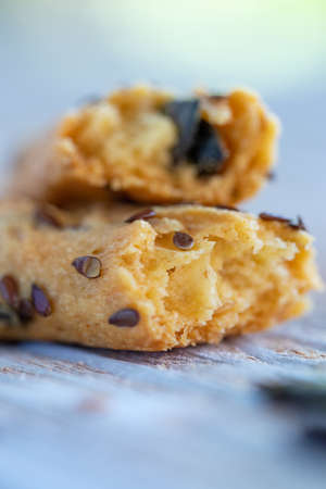 Bread sticks. bread product in the form of long sticks. Product for soup. High quality photo.の写真素材