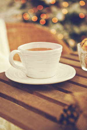 Christmas home decor, beautiful holiday decoration. High quality photo.の写真素材