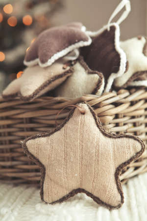 Christmas home decor, beautiful holiday decoration. High quality photo.の写真素材