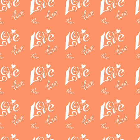Love Seamless pattern. Background of Valentines dayのイラスト素材