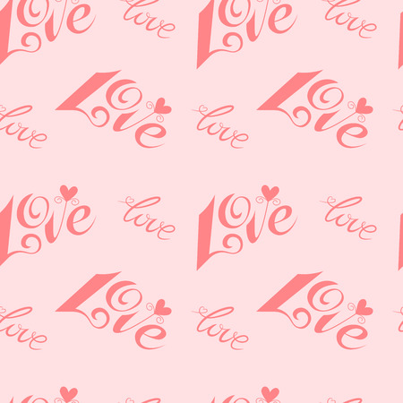 Love Seamless pattern. Background of Valentines dayのイラスト素材