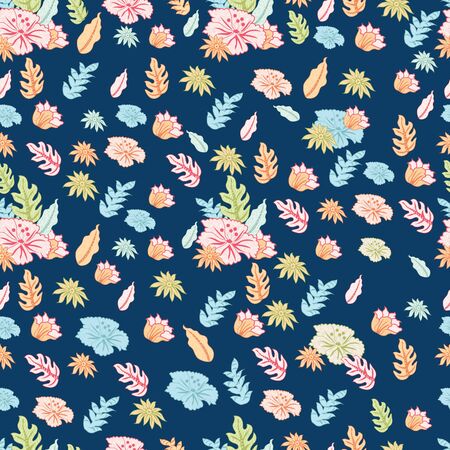 colorful seamless pattern designのイラスト素材