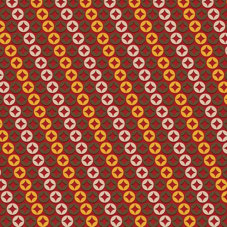 Seamless fabric pattern design newのイラスト素材
