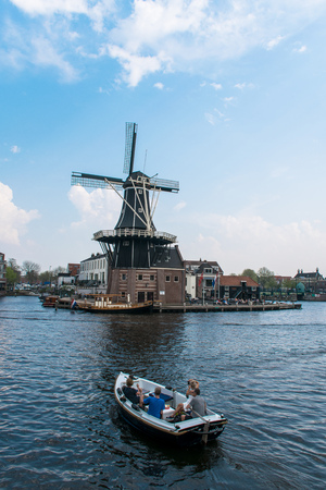 Dutch windmillのeditorial素材