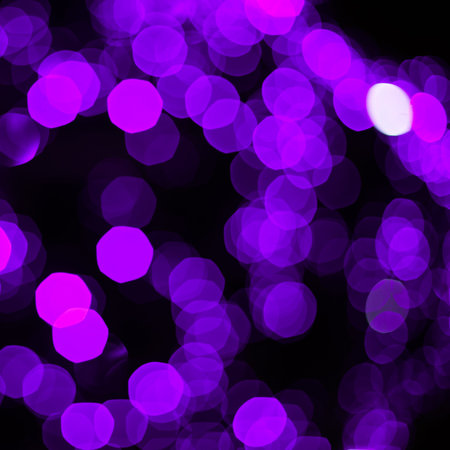 Defocused abstract blue new year lights background