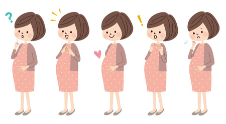 Pregnant womanのイラスト素材