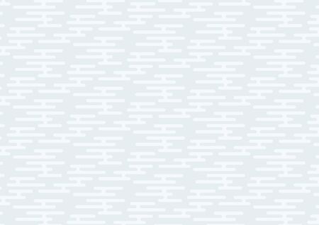 Japanese pattern of clouds and hazeのイラスト素材