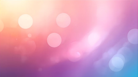 Abstract bokeh background for web design. Colorful gradient. Generative AIの素材
