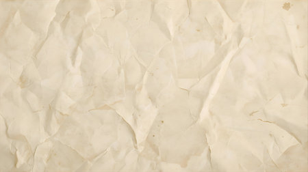 Old crumpled paper background. Crumpled paper texture Generative AIの素材