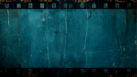 Grunge filmstrip background with space for text or image Generative AIの素材