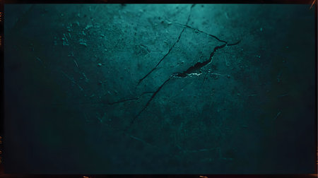 Dark blue grunge background with cracks and scratches. Copy space Generative AIの素材