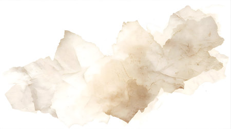 Grunge crumpled paper isolated on the white background Generative AIの素材