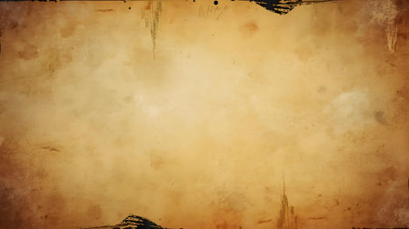 Grunge background with space for text or image. Old paper texture Generative AIの素材