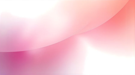 Abstract background with blurred waves. Pink and white colors. Vector illustration generative aiの素材