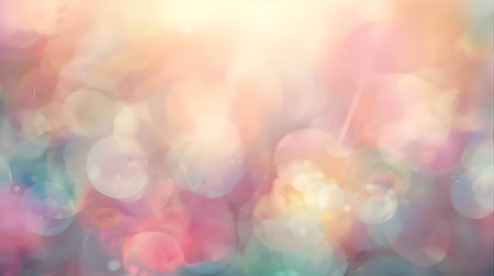 Abstract background with bokeh defocused lights. Vector illustration Generative AIの素材