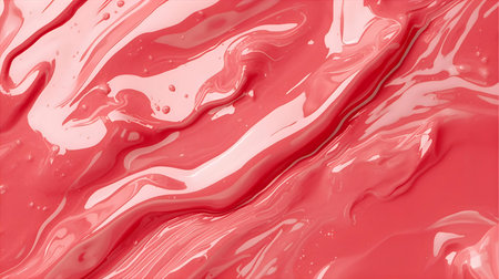 Abstract background of red liquid. 3d rendering, 3d illustration Generative AIの素材