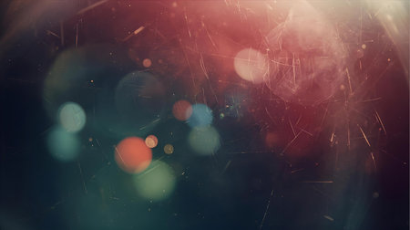 Abstract bokeh background. Bokeh lights on black background Generative AIの素材