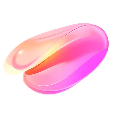 3d illustration of pink and yellow gel, Generative AIの素材