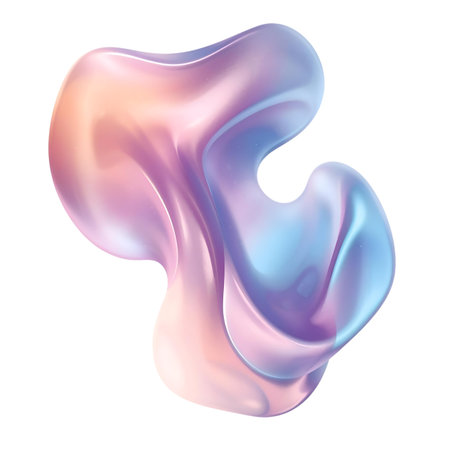 Abstract background with blue, pink and purple liquid. Vector illustration Generative AIの素材
