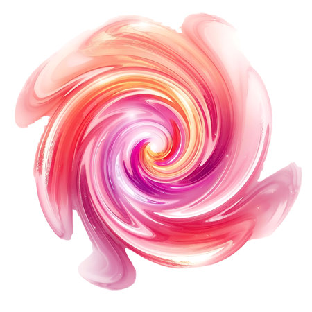 Abstract watercolor swirl background. Vector illustration. Pink, white and purple colors Generative AIの素材