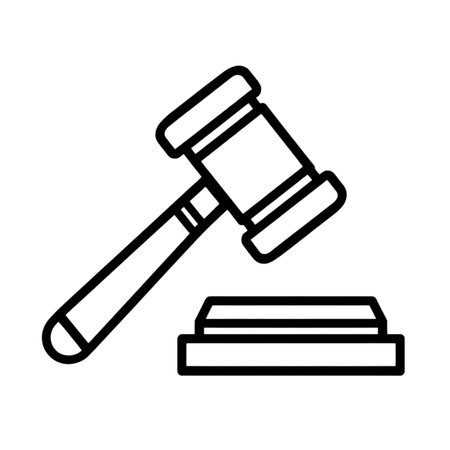 law gavel justice justice legal icon. Isolated and flat illustration Generative AIの素材
