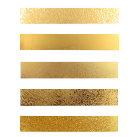 Set of gold metal texture. Element for design. Template for design Generative AIの素材