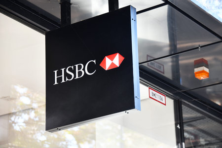 Dusseldorf, North Rhine-Westphalia, Germany - September 9, 2021: HSBC Trinkaus head office in...