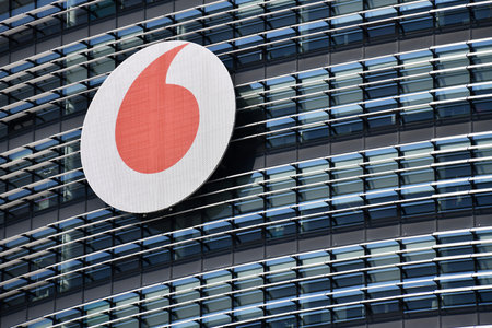 Dusseldorf, North Rhine-Westphalia, Germany - September 9, 2021: headquarters of Vodafone GmbH in...