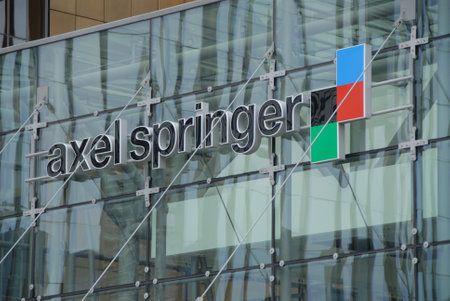 Berlin, Germany - July 20, 2007: Headquarters of Axel Springer SE in Berlin, Germany - Axel Springer is the largest digital publishing house in Europeのeditorial素材