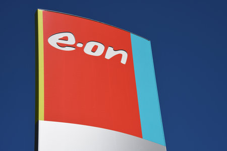 Essen, North Rhine-Westphalia, Germany - May 13, 2019: Headquarters of E.ON SE in Essen, Germany - E.ON is one of the world's largest investor-owned electric utility service providersのeditorial素材