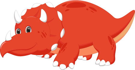 cute dinosaur cartoonのイラスト素材