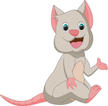 cute mouse cartoonのイラスト素材
