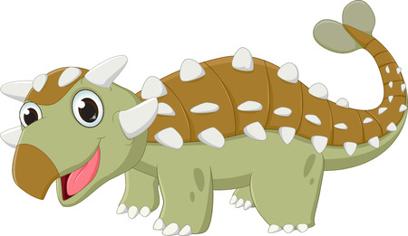 illustration of Dinosaur Ankylosaurusのイラスト素材