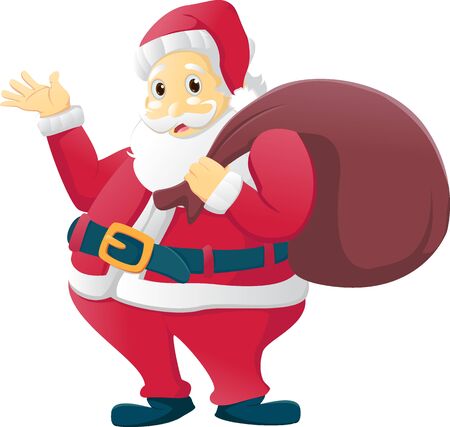 Santa Claus Cartoon characterのイラスト素材