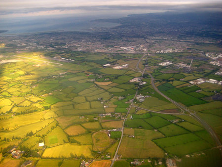 View from aeroplane