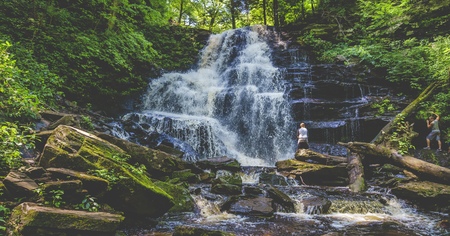 Waterfallの写真素材